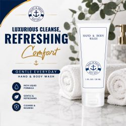 500 Wholesale Liquid Hand And Body Wash 1oz Tube
