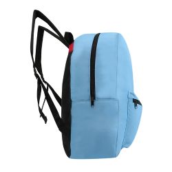 24 Wholesale 17" Kids Basic Wholesale Backpack In Assorted Colors