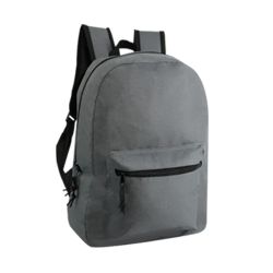 24 Wholesale 17" Kids Basic Backpack In 6 Colors