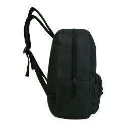 24 Pieces 19" Kids Basic Wholesale Backpack In Black - Backpacks 18" or Larger
