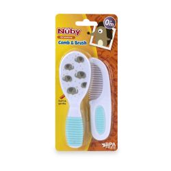 48 Wholesale Nuby Comb & Brush Set