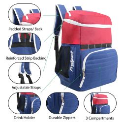 24 Wholesale 17 Inch Backpacks In 4 Assorted Colors