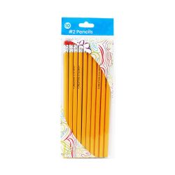 48 Wholesale 10 Pack Of Unsharpened No.2 Pencils