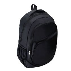 24 Wholesale Kids Black Backpacks
