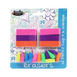48 Wholesale 18 Pack Eraser Set