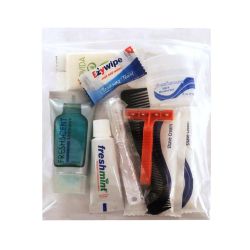 96 Wholesale 10 Piece Deluxe Wholesale Hygiene Kits