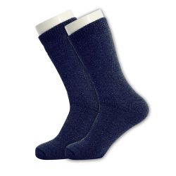 96 Bulk Unisex Crew Wholesale Thermal Sock, Size 9-13 In 3 Assorted Colors