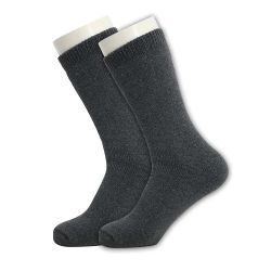 96 Bulk Unisex Crew Wholesale Thermal Sock, Size 9-13 In 3 Assorted Colors