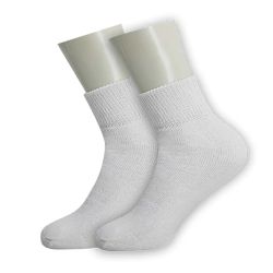 120 Pairs Ankle Loose Fit Diabetic Wholesale Socks Size 10-13 In 3 Assorted Colors - Socks & Hosiery