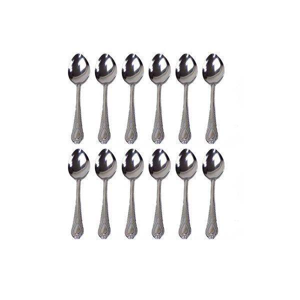 48 pieces 12 Pcs Stainless Steel Teaspoons Set - Kitchen Cutlery