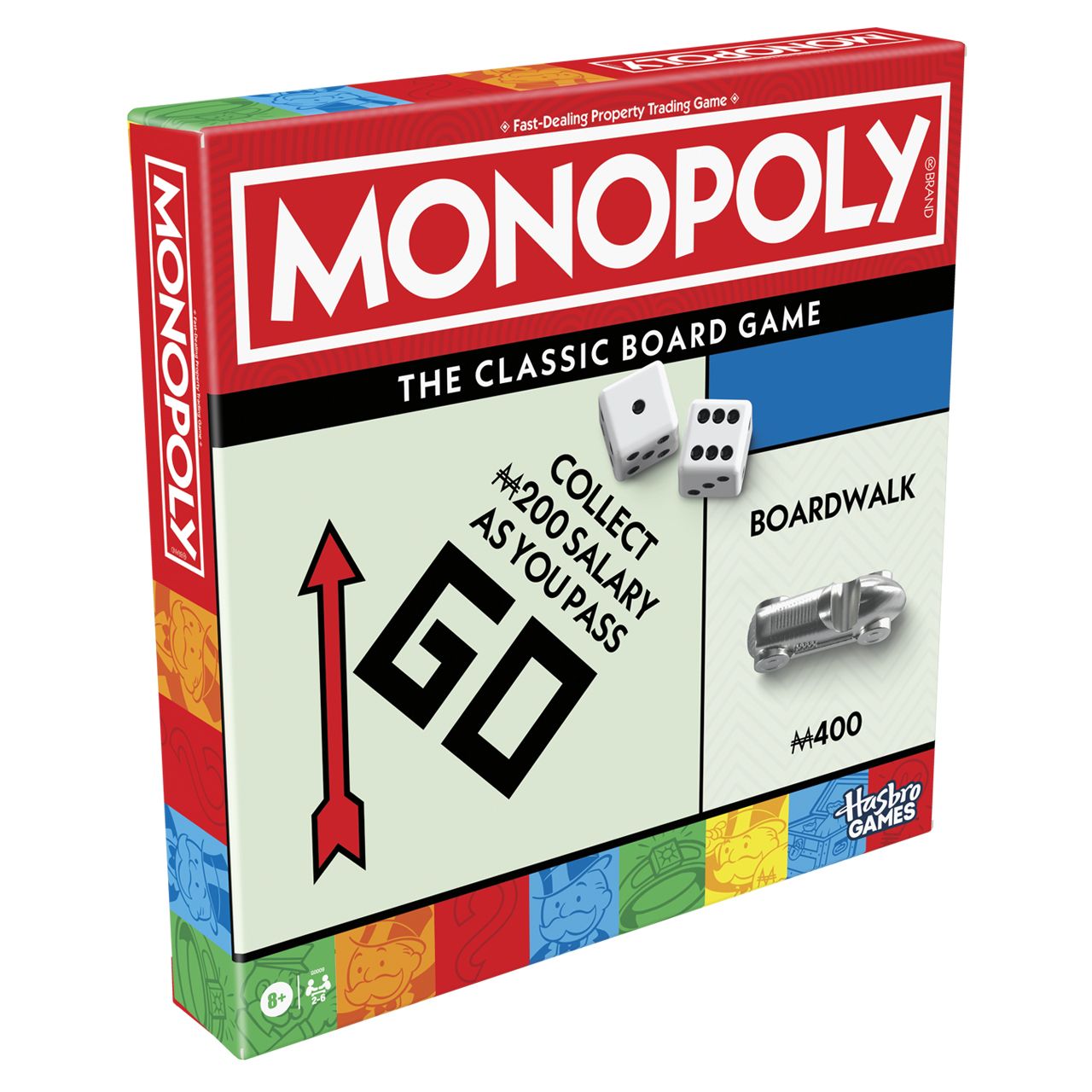 6 pieces Hasbro Monopoly Classic Board Game - Refresh - Card Games