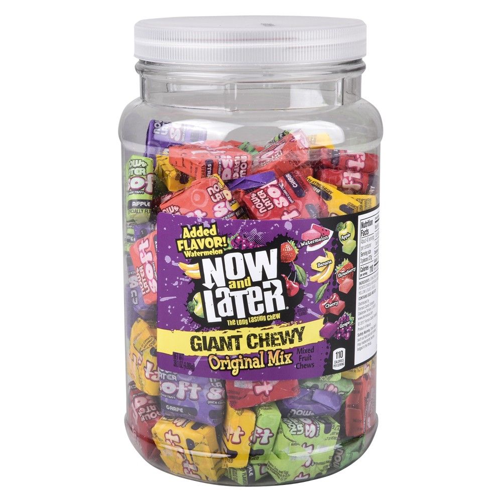 720 pieces of Now And Later Giant Chewy Original Taffy 120pc