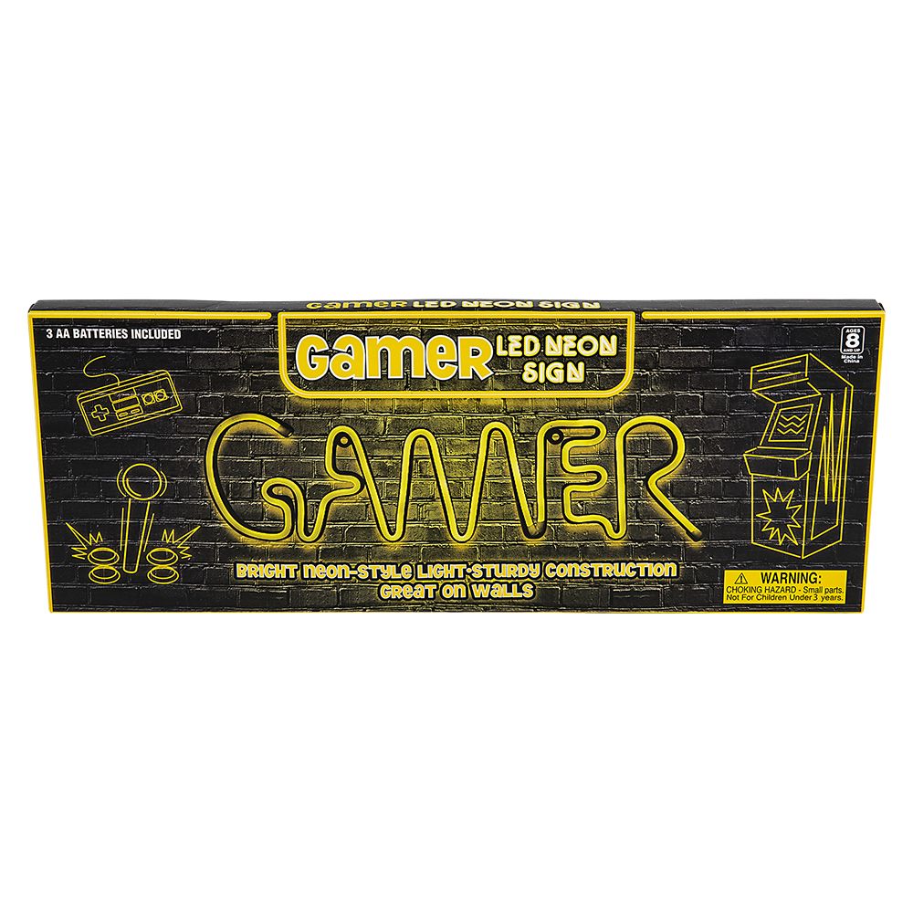 12 pieces 17.75" Gamer Led Neon Style Sign - Sign