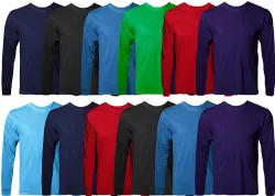 Billionhats Mens Assorted Color Long Sleeve T-Shirt Size 2xlarge