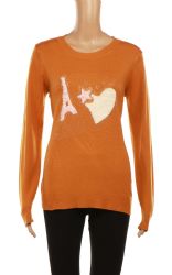 24 Pieces Lady's Long Sleeve Knit Sweater Fashion Printed - Womens Sweaters & Cardigan