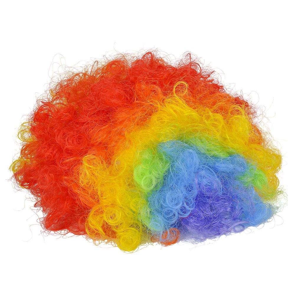 72 pieces Rainbow Clown Wig - Store