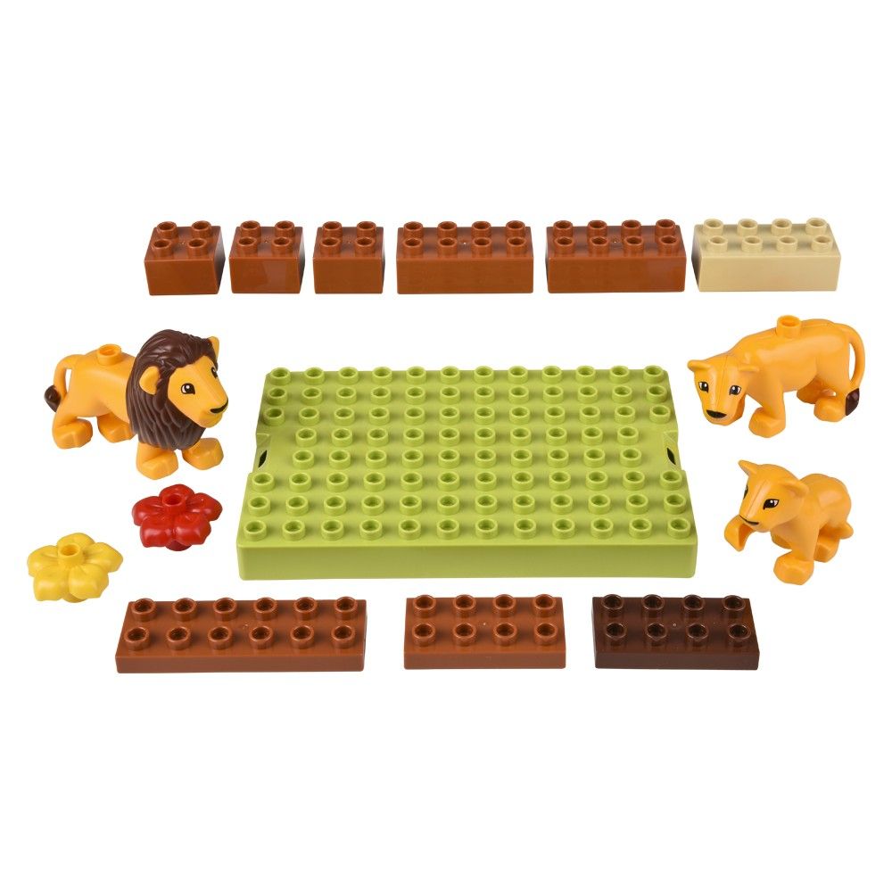 12 pieces Block Scene Lion15pcs - Store
