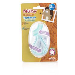 12 Wholesale Nuby Silicone Toothbrush Massager