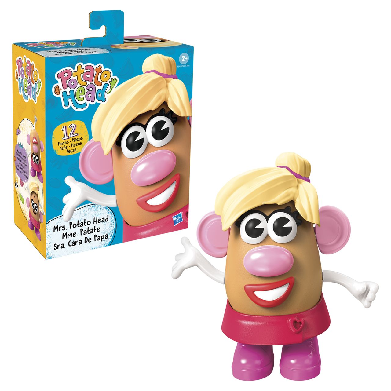 12 pieces Hasbro Mr & Mrs Potato Head Classic Toy Assortment - Action Figures & Robots