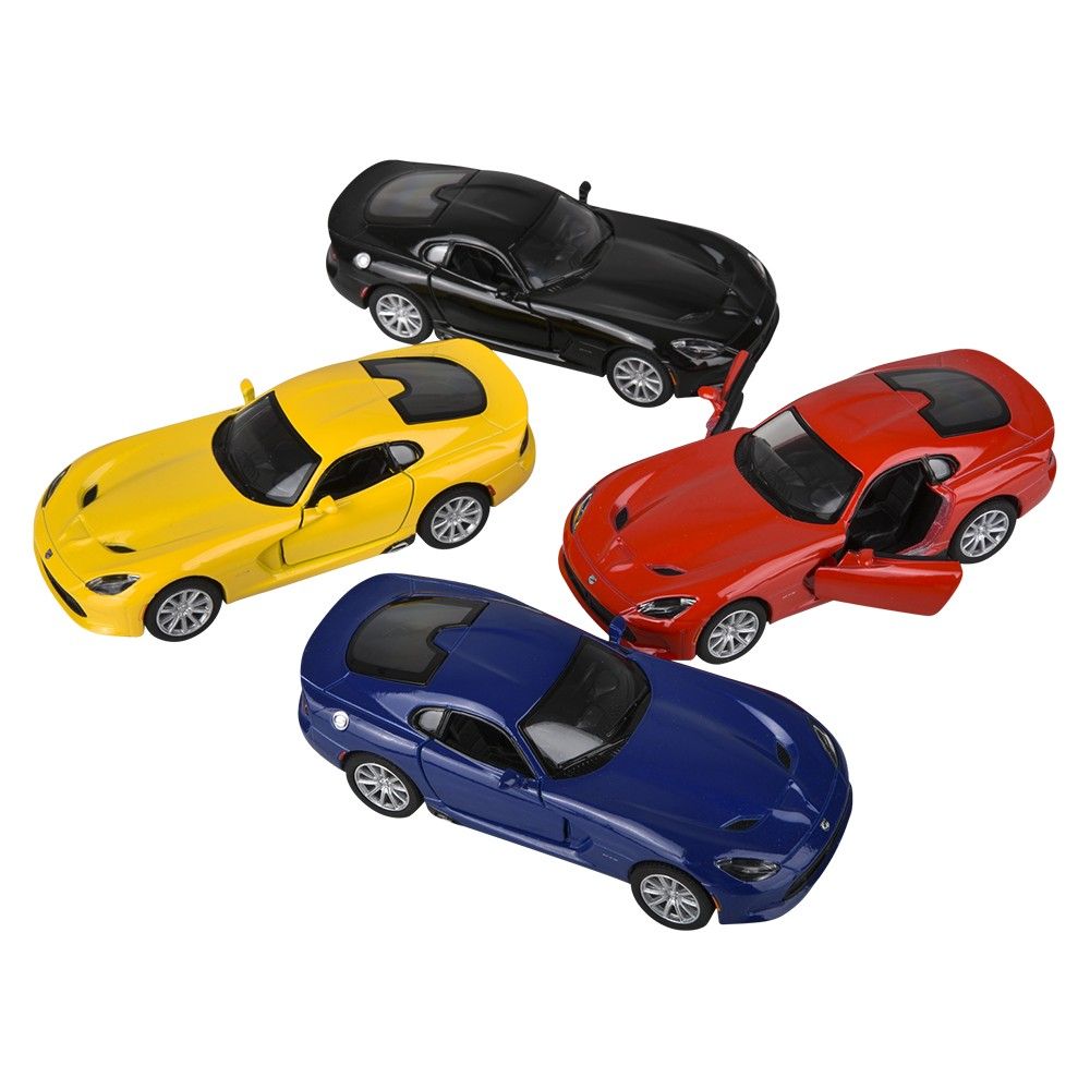 144 pieces 5" DiE-Cast Pull Back 2013 Srt Viper Gts - Car, Planes, Trains & Bikes