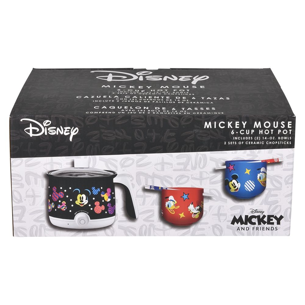 6 Wholesale Disney Mickey Mouse Hot Pot With Ramen Bowls