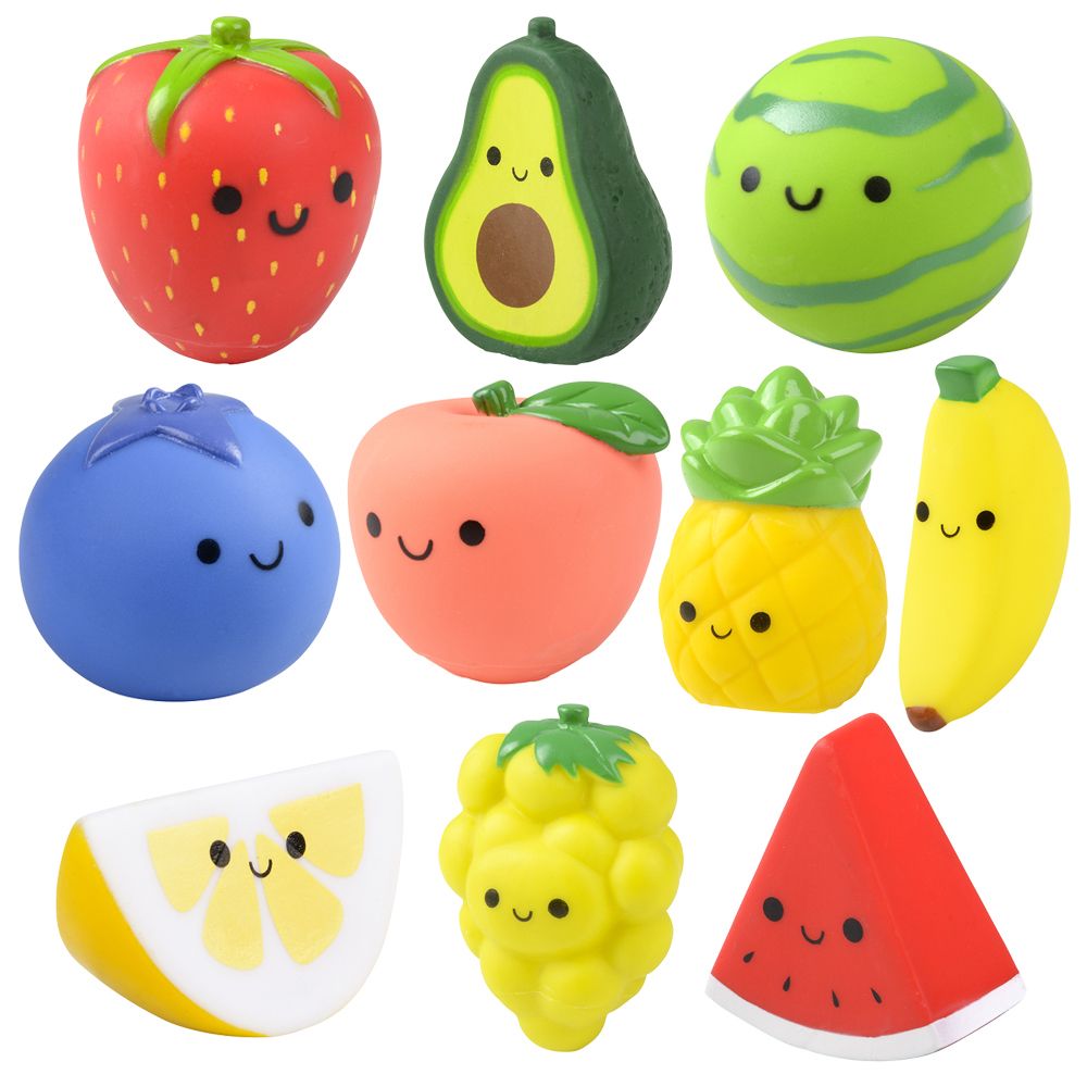 500 of 2 inch Rubber Fruit Collectible