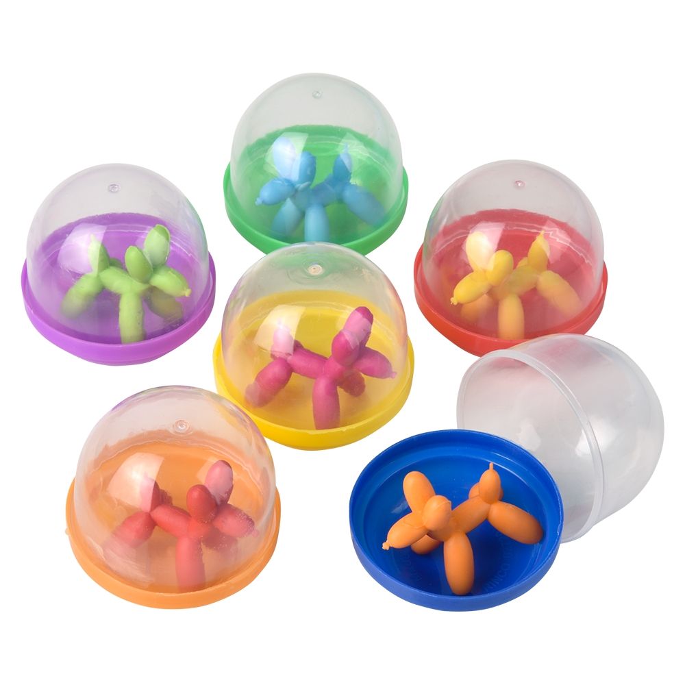 250 Wholesale 1.5-inch Balloon Dog Figurines In 2-inch Capsule