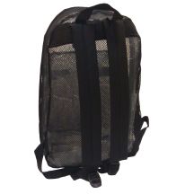 24 Wholesale Trailmaker 17 Inch Mesh Backpack - Black Only