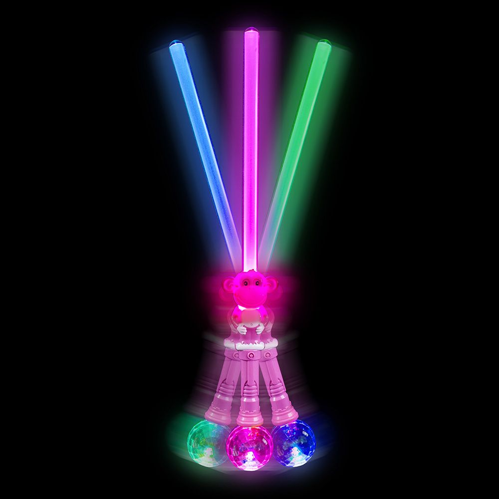 24 pieces 30" LighT-Up Monkey Magic Ball Sword - Toy Weapons