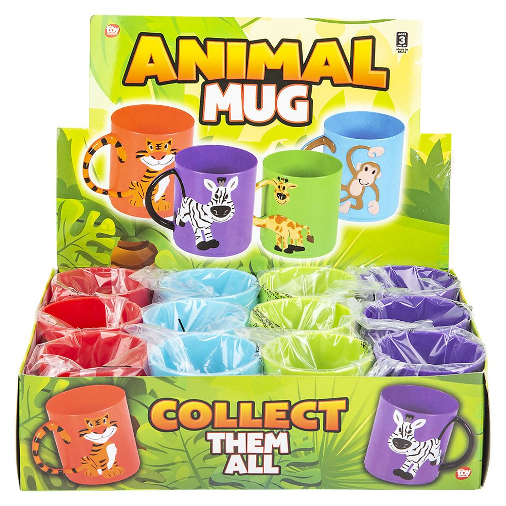 288 pieces 3" Zoo Animal Mugs - Coffee Mugs