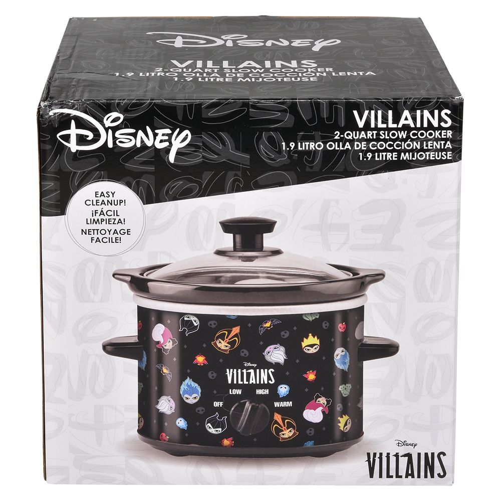 6 of Disney Villains 2qt Slow Cooker