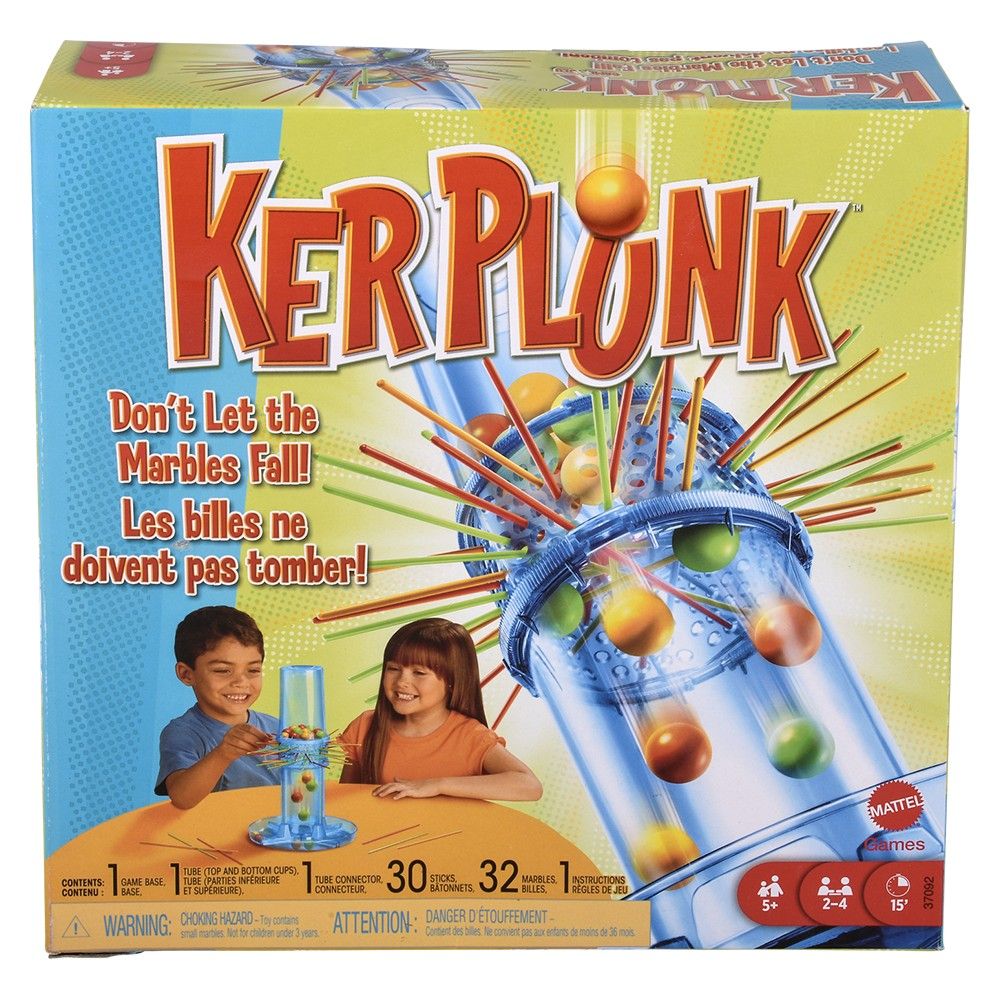 4 pieces Mattel Kerplunk Game - Store