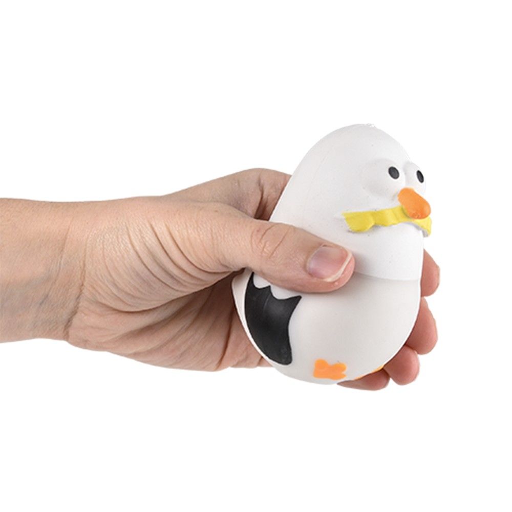 96 pieces 3.5" Squish And Stretch Seagull - Slime & Squishees