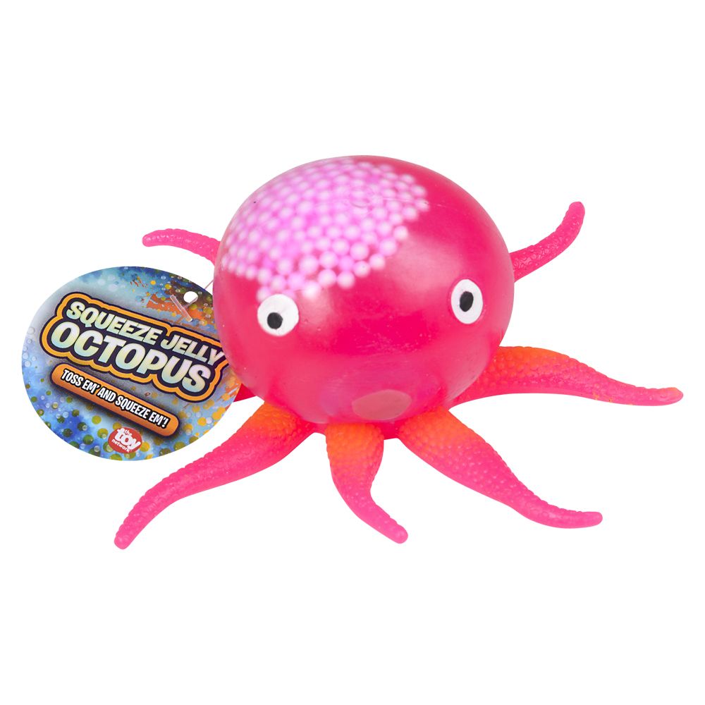 72 pieces 2.5" Squeeze Jelly Octopus - Slime & Squishees