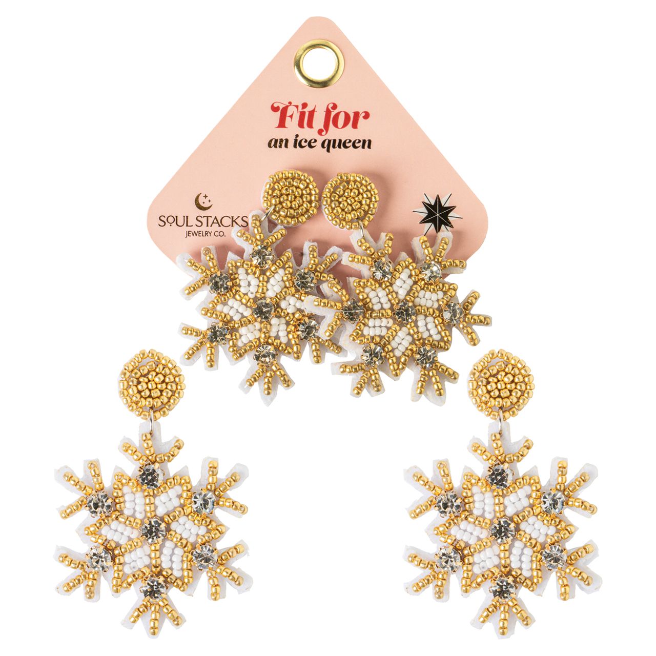 120 pieces Holiday Spirit Beaded Earrings - Earrings