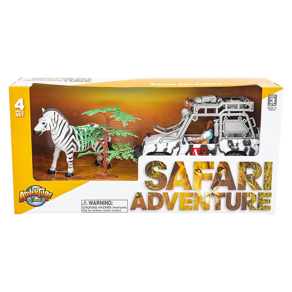 10 pieces Zebra Adventure Set - Action Figures & Robots