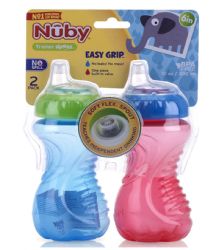36 pieces Nuby 2pk 10oz NO-Spill Cup (blue And Red Only) - Baby Accessories