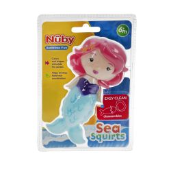 24 pieces Nuby Mermaid Squirt Toys, Bath Toy Disassembles Top - Baby Toys