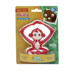 24 Wholesale Nuby Yogis Teether, Monkey