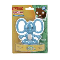 24 Wholesale Nuby Yogis Teether, Elephant