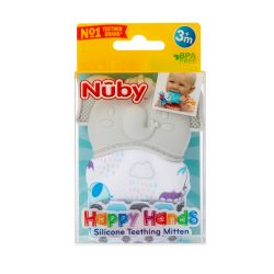 48 Wholesale Nuby Happy Hands Silicone Shapes Teething Mitten /
