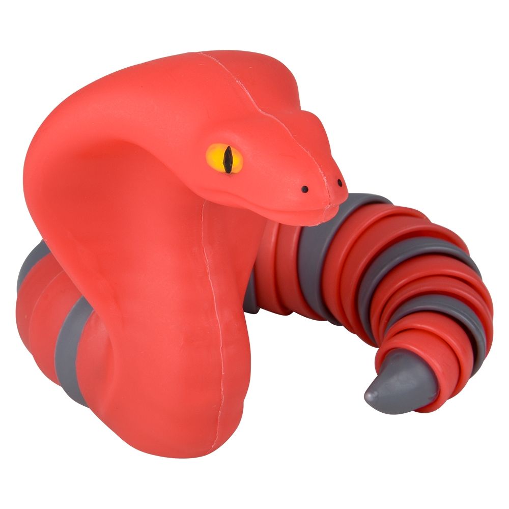 96 pieces 8 inch Wiggle Sensory King Cobra 12ct - Magic & Joke Toys