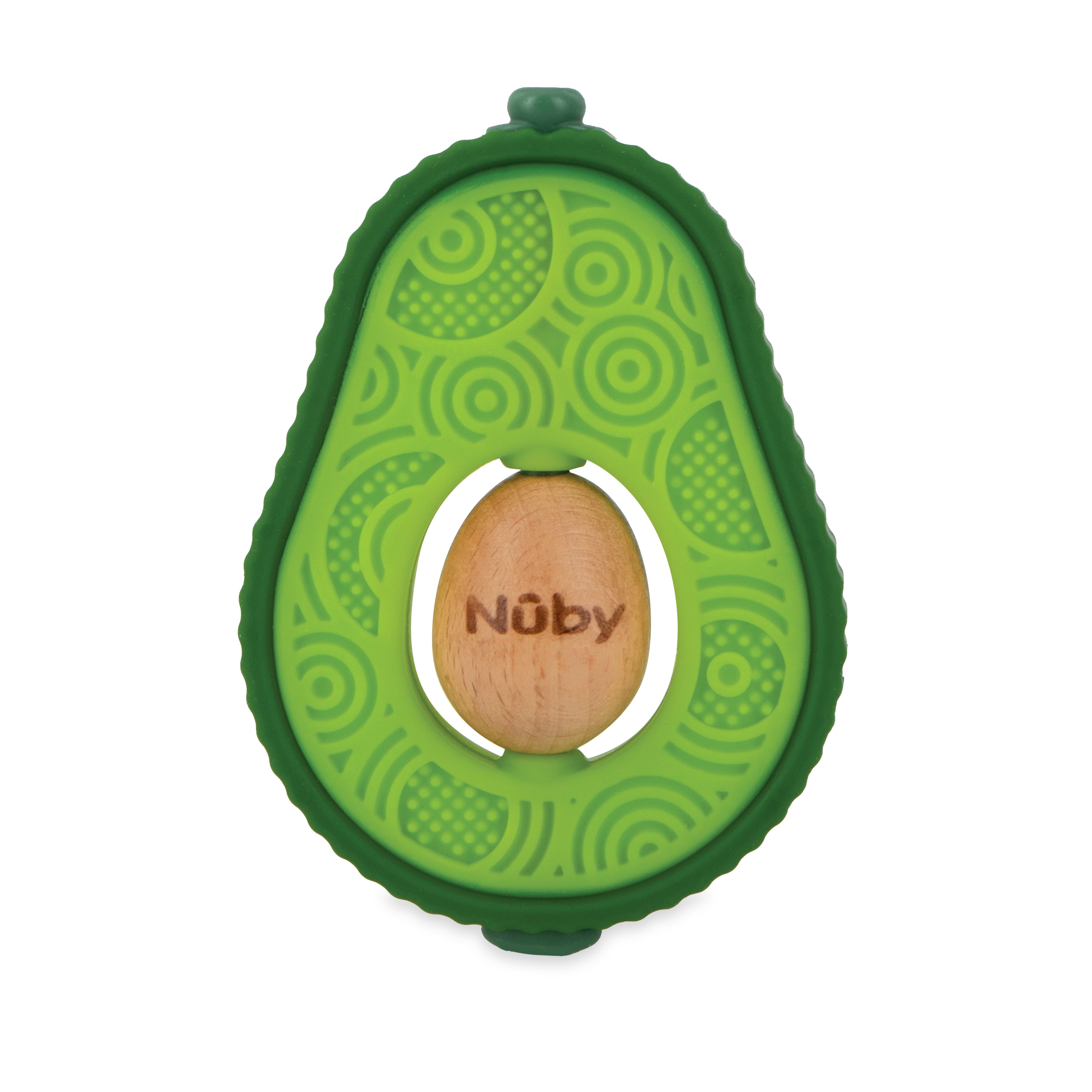 48 of Nuby Silicone Wood Avocado Teether