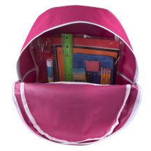 24 Wholesale Preassembled 17 Inch Backpack & 12 Piece School Supply Kit - Girls Colors