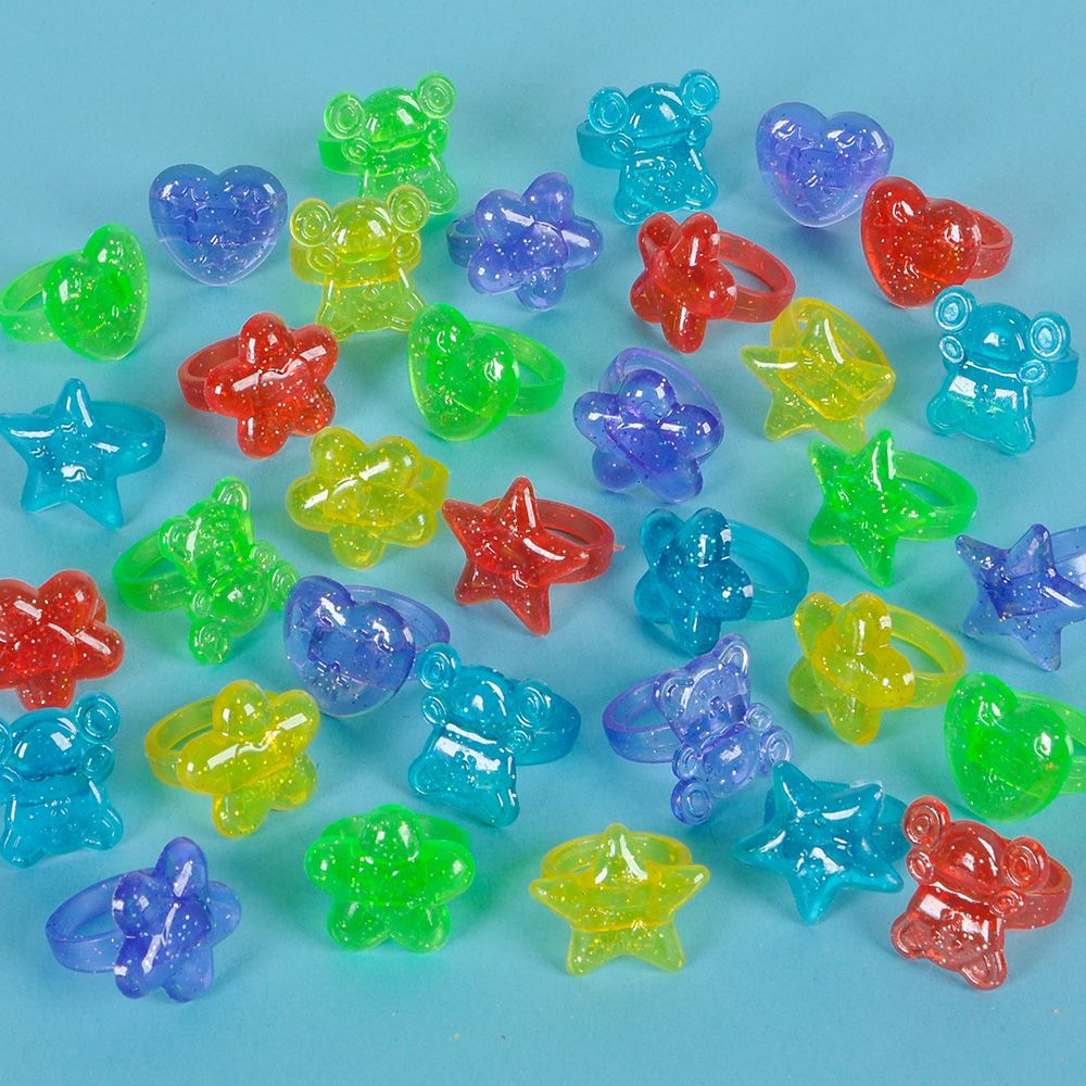 7200 pieces Sparkle Ring 1" - Rings