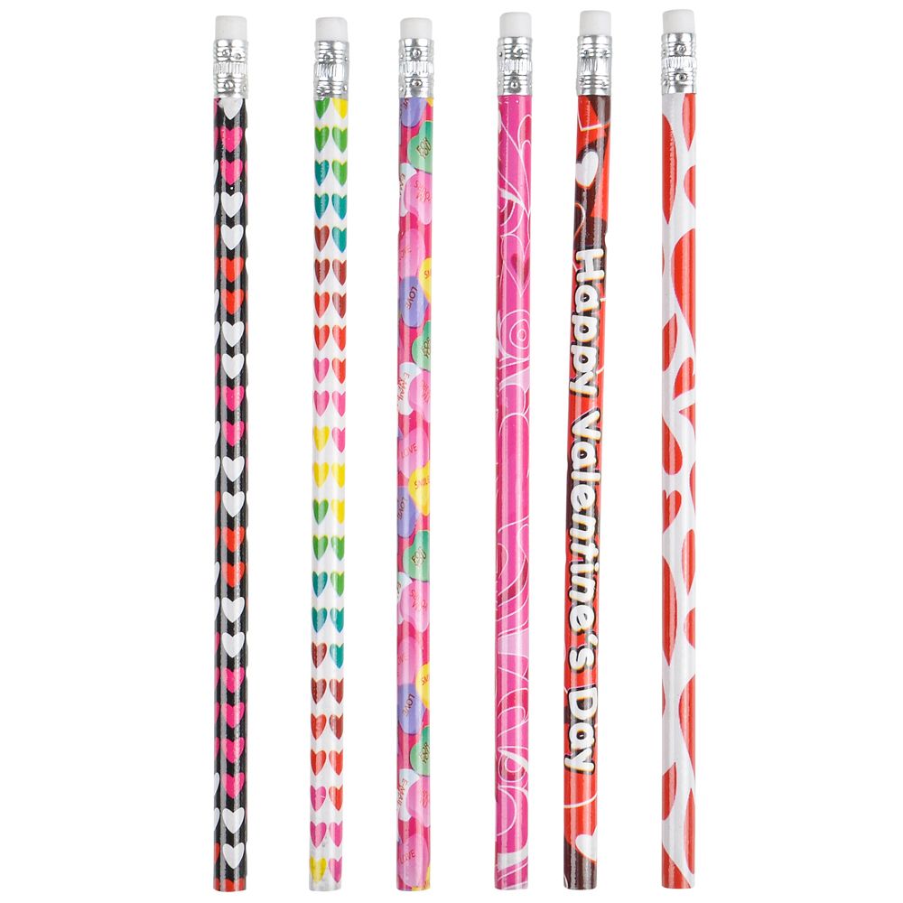 1440 pieces Valentine's 7.5" Pencil Assortment - Pens & Pencils