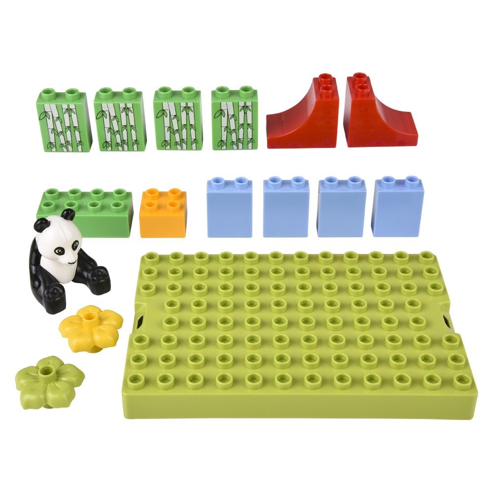12 pieces Block Scene Panda 16pcs - Store