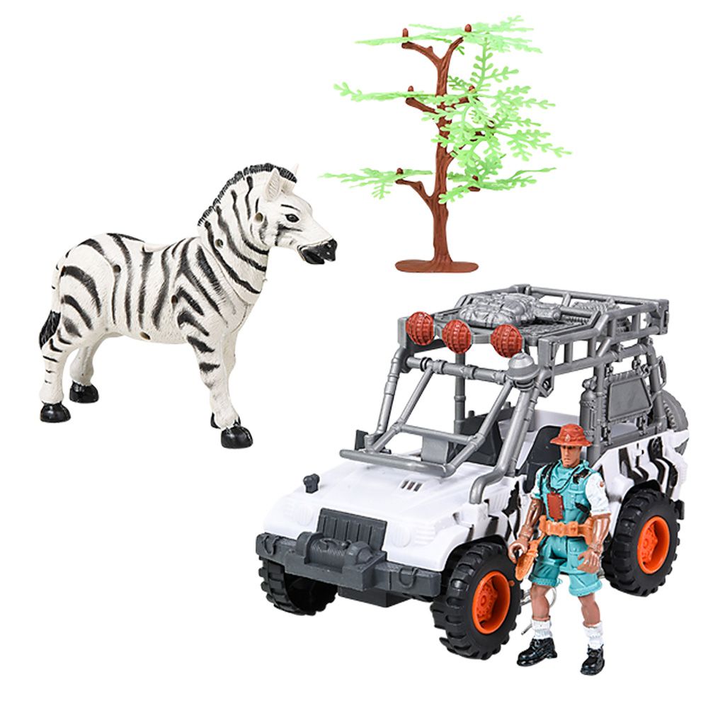 10 pieces Zebra Adventure Set - Action Figures & Robots
