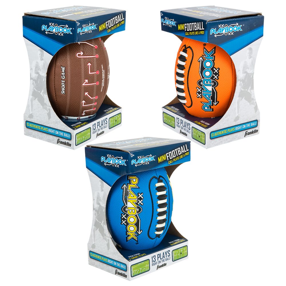 6 pieces Franklin Mini Playbook Football - Balls