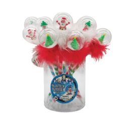 48 Wholesale Christmas Winter Snow Globe Pen